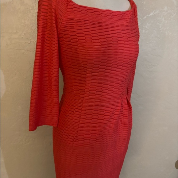 nanette Lepore Coral Dress Sz 4 - Picture 8 of 12